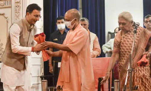 മുൻ കോൺഗ്രസ് നേതാവ് ജിതിൻ പ്രസാദ ഉൾപ്പടെ ഏഴ് പുതിയ മന്ത്രിമാർ, യു.പി മന്ത്രിസഭ പുനസംഘടിപ്പിച്ചു