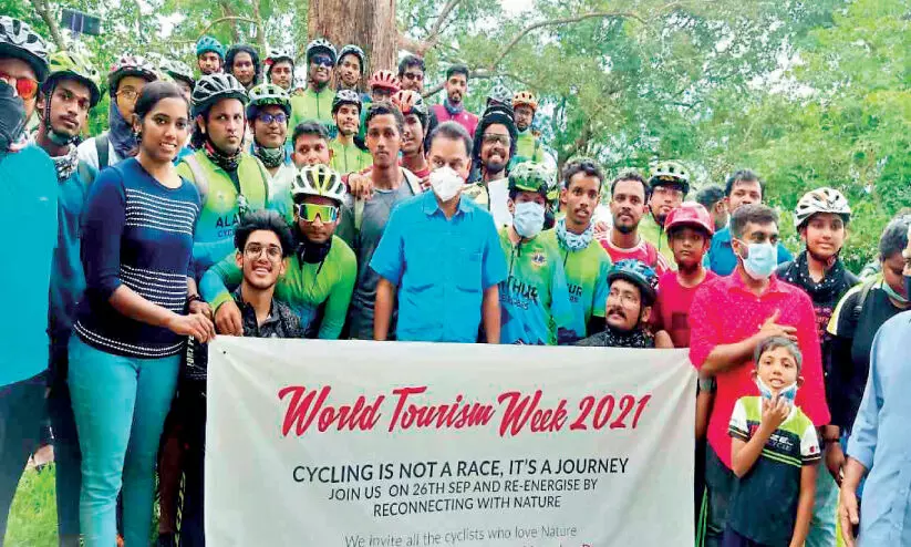 ലോക വിനോദസഞ്ചാര വാരാഘോഷം; മംഗലംഡാമിൽ സൈക്ലിങ് ലോക വിനോദസഞ്ചാര വാരാഘോഷം; മംഗലംഡാമിൽ സൈക്ലിങ്