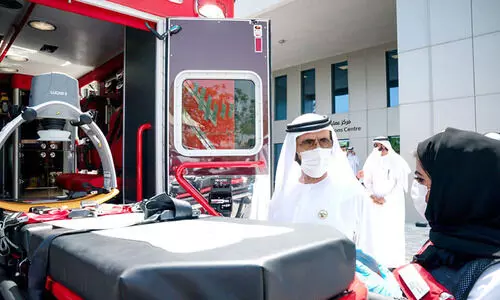 എക്​സ്​പോ ഓപറേഷൻ റൂമിൽ ശൈഖ്​ മുഹമ്മദി​െൻറ സന്ദർശനം