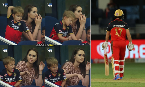 AB de Villiers son punch