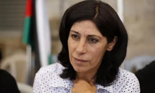 ഇസ്രായേൽ ജയിലിലടച്ച ഫലസ്​തീൻ വനിത എം.പിക്ക്​ മോചനം