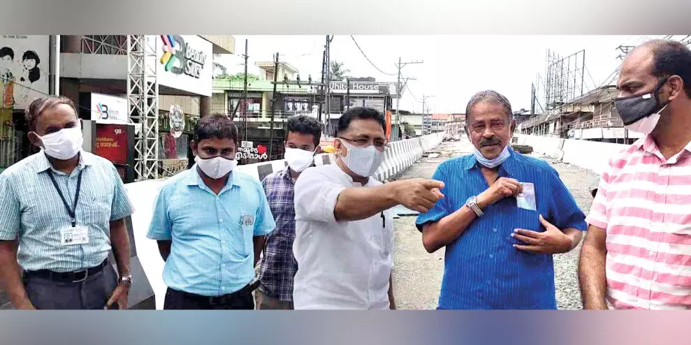 construction of the upper bridge is nearing completion