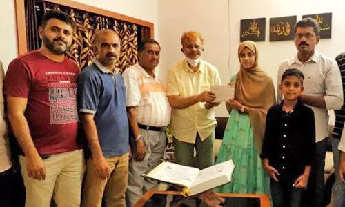 ഫാത്തിമ ശെഹബക്ക് ഒ.കെ.സി.കെയുടെ സ്നേഹാദരം