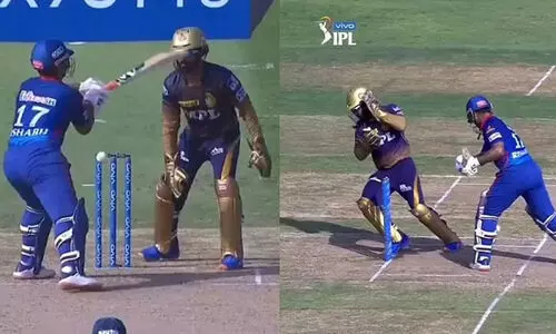 Rishabh Pant hit Dinesh Karthik