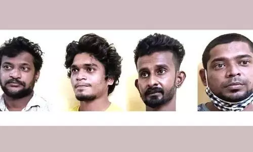 കഞ്ചാവുമായി നാല്​ യുവാക്കൾ പിടിയിൽ