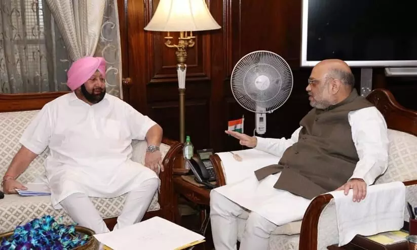 amarinder singh amit shah