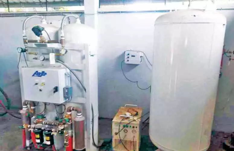 വയനാട് മെഡിക്കൽ കോളജിൽ ഓക്സിജൻ പ്ലാൻറ്​ പ്രവർത്തനം നിലച്ചു