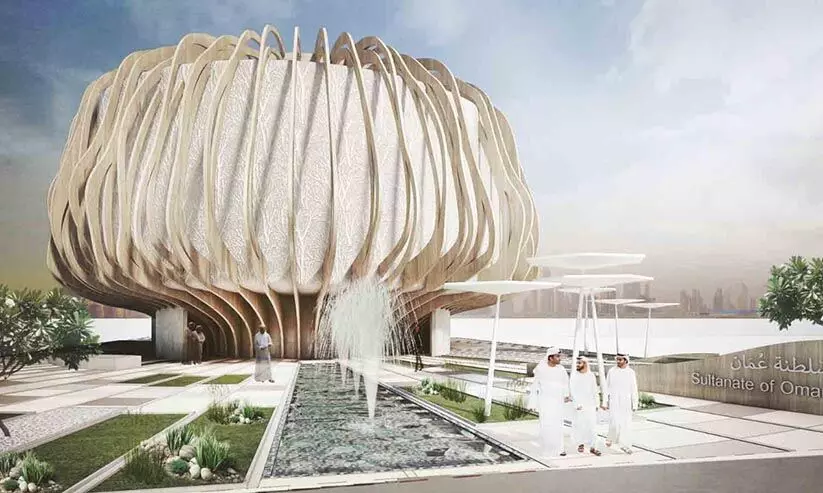 ദു​ൈബ എക്​സ്​പോ: സന്ദർശകരെ സ്വീകരിക്കാൻ ഒമാൻ പവലിയൻ ഒരുങ്ങി