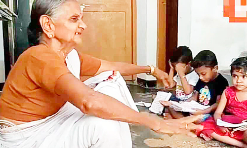 മീനാക്ഷി മുത്തശ്ശി@ 92; നാടി​െൻറ അക്ഷര​ വെളിച്ചം