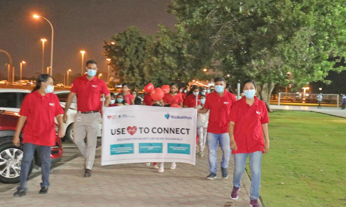 ഹൃദയ ദിനത്തിൽ വാക്ക​േത്താൺ യാത്രയും വൈദ്യ പരിശോധനയും നടത്തി