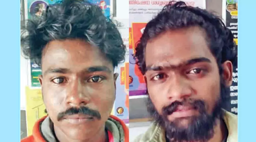 ക​ഞ്ചാ​വ് കേ​സി​ലെ പ്ര​തി​ക​ള്‍ പി​ടി​യി​ല്‍