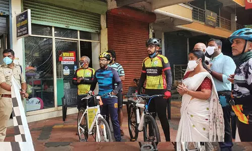 ടൗണിൽ പോകാൻ സൗജന്യമായി സൈക്കിൾ; ഗ്രീൻ ട്രാൻസിറ്റ് പദ്ധതിക്ക്​ തുടക്കം