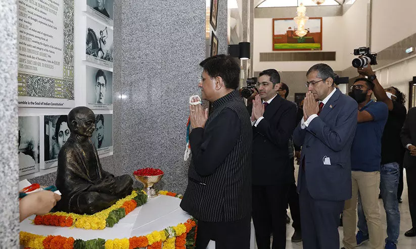 ഗാന്ധിജി ഓരോ ഇന്ത്യക്കാരനും മാതൃക -പിയൂഷ്​ ഗോയൽ