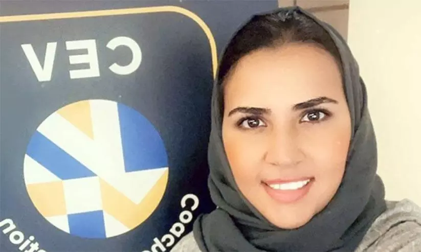 വോളിബാളിലും സൗദി വനിതകൾ കഴിവ്​ തെളിയിക്കുന്നു