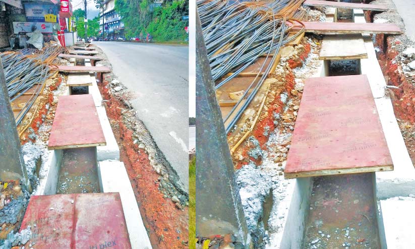 കുറ്റ്യാടിയിൽ ടൗൺ നവീകരണം ഇഴയുന്നു കുറ്റ്യാടിയിൽ ടൗൺ നവീകരണം ഇഴയുന്നു