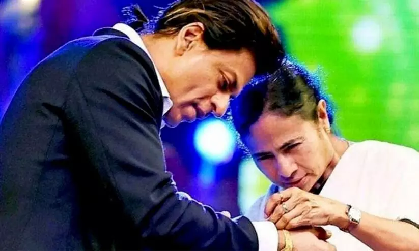 Mamata Banerjee and Shah Rukh Khan