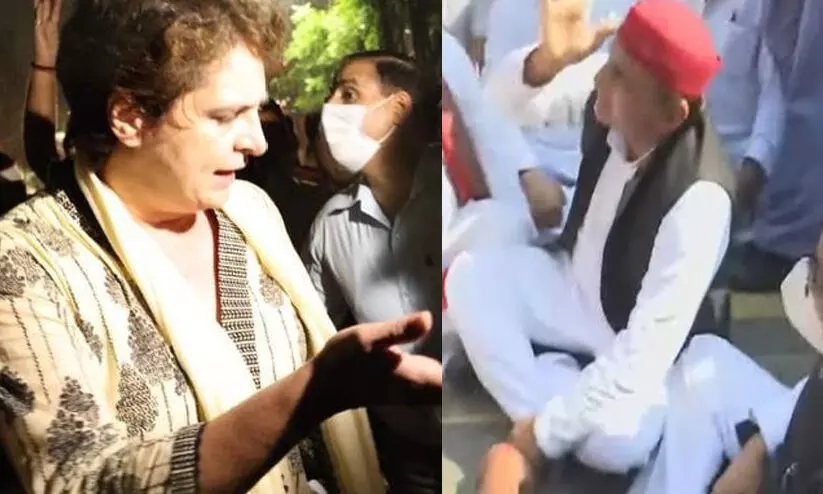 ലഖിംപൂരിലേക്ക് ആരെയും അടുപ്പിക്കാതെ യു.പി സർക്കാർ; അഖിലേഷ് കുത്തിയിരിപ്പ് സമരത്തിൽ, പ്രിയങ്കയെ തടഞ്ഞു... ലഖിംപൂരിലേക്ക് ആരെയും അടുപ്പിക്കാതെ യു.പി സർക്കാർ; അഖിലേഷ് കുത്തിയിരിപ്പ് സമരത്തിൽ, പ്രിയങ്കയെ തടഞ്ഞു...