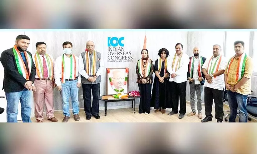 ഐ.ഒ.സി ഗാന്ധിജയന്തി ആഘോഷിച്ചു