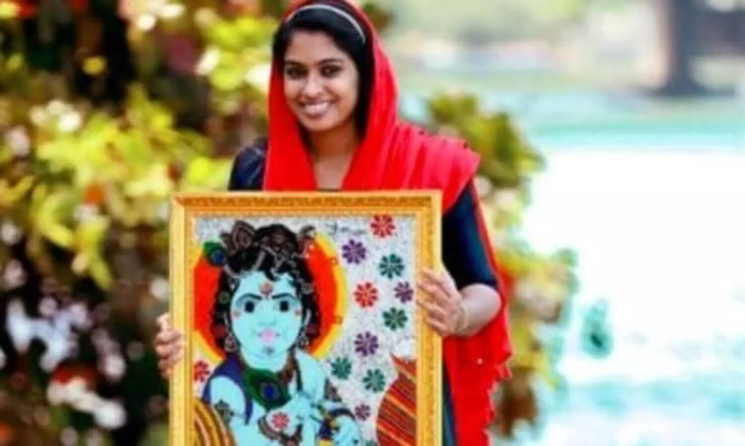 ജസ്​നയുടെ കൃഷ്​ണ ചിത്രങ്ങൾ പറന്നുയരുന്നു