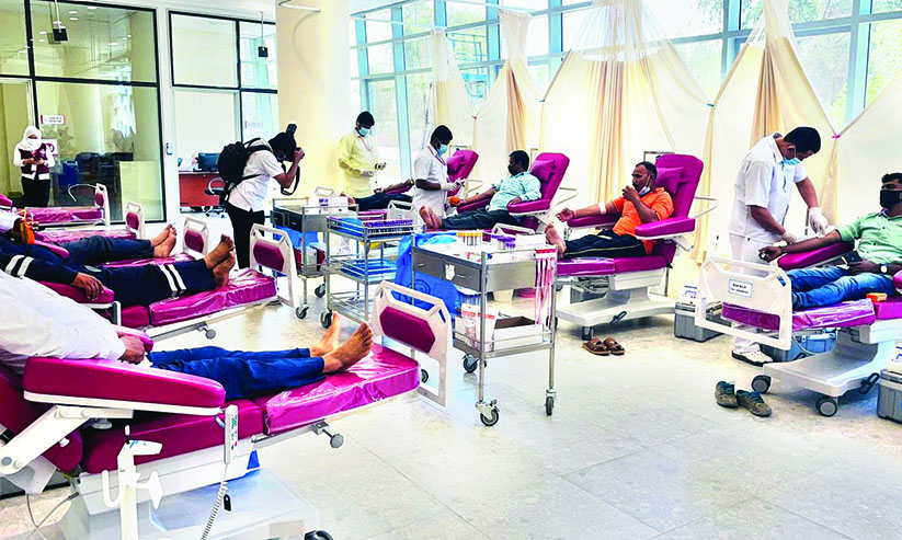 ഗാന്ധിജയന്തിയോടനുബന്ധിച്ച്​ രക്​തദാന ക്യാമ്പ്