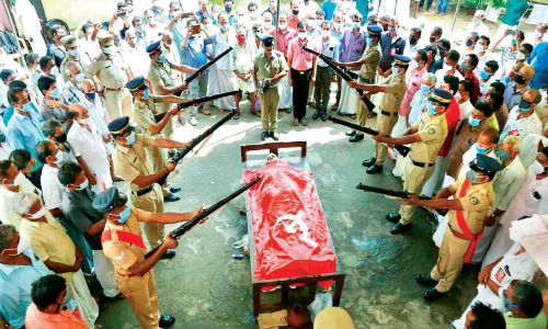 Freedom fighter PV Kannappan passed away