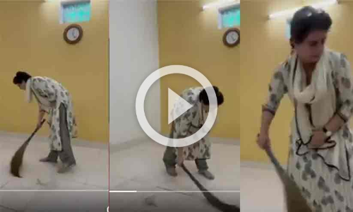 തടഞ്ഞുവെച്ചു, സീതാപൂരിലെ ഗസ്റ്റ് ഹൗസ് തൂത്തുവാരി പ്രിയങ്ക ഗാന്ധി