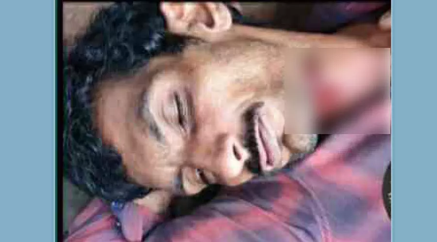 പൊലീസിന്​ മുന്നിൽ കഴുത്ത് മുറിച്ച് ആത്മഹത്യ ശ്രമം