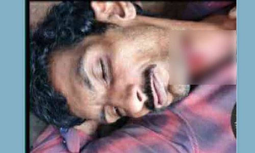 പൊലീസിന്​ മുന്നിൽ കഴുത്ത് മുറിച്ച് ആത്മഹത്യ ശ്രമം