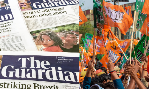 ഇന്ത്യയിലെ ക്രിസ്​ത്യാനികൾ ഭീതിയിൽ; ബി.ജെ.പിക്കെതിരെ രൂക്ഷ വിമർശനവുമായി ദി ഗാർഡിയൻ ലേഖനം