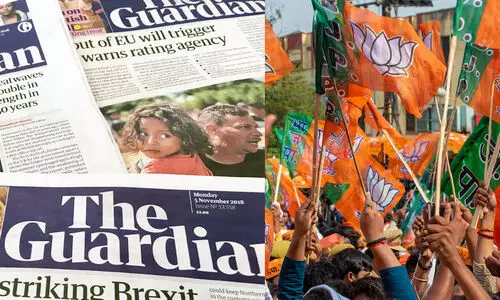 ഇന്ത്യയിലെ ക്രിസ്​ത്യാനികൾ ഭീതിയിൽ; ബി.ജെ.പിക്കെതിരെ രൂക്ഷ വിമർശനവുമായി ദി ഗാർഡിയൻ ലേഖനം