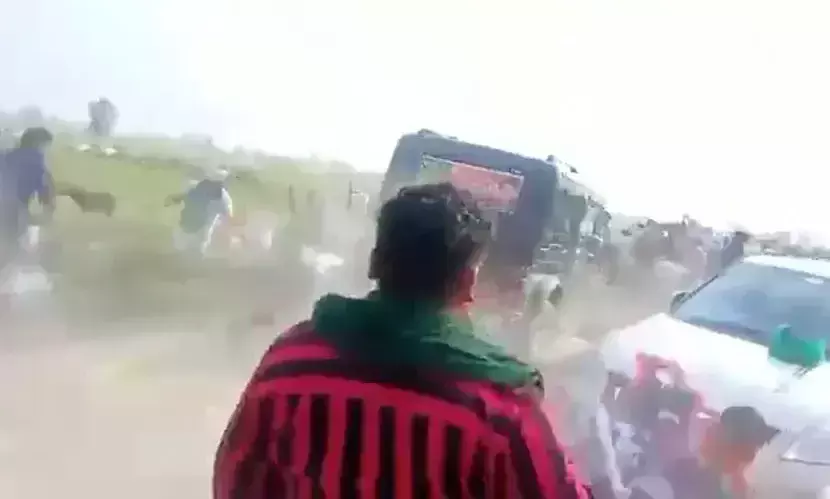 Crystal Clear BJP MP Tweets Again As New Clip Shows Farmers Run Over Crystal Clear BJP MP Tweets Again As New Clip Shows Farmers Run Over
