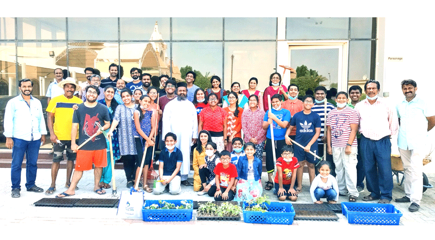 അൽഐൻ ഓർത്തഡോക്സ്‌ ദേവാലയത്തിൽ ജൈവകൃഷിക്ക്‌ തുടക്കം