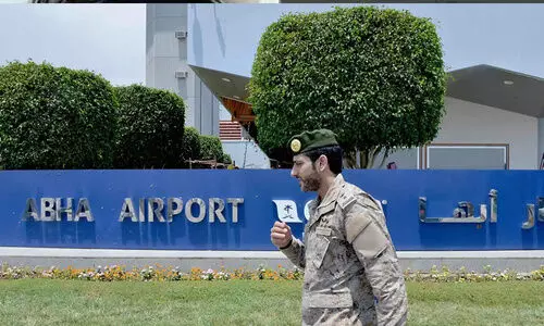 അബഹ വിമാനത്താവളത്തിന് നേരെ വീണ്ടും ഡ്രോണ്‍ ആക്രമണം: നാലു തൊഴിലാളികള്‍ക്ക് പരിക്ക്