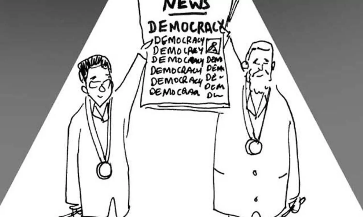 സമാധാന നൊബേൽ സമ്മാനം മാധ്യമപ്രവർത്തകർക്ക്