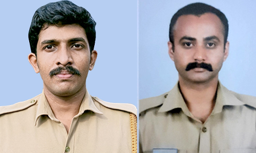 രണ്ട് പൊലീസ് ഉദ്യോഗസ്ഥർ കേരള അഡ്മിനിസ്ട്രേറ്റീവ് സർവീസിലേയ്ക്ക്