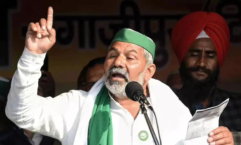 കർഷക മരണത്തിൽ മോദി പാർലമെൻറിൽ ദുഖം പ്രകടിപ്പിക്കണം -രാകേഷ്​ ടിക്കായത്ത്