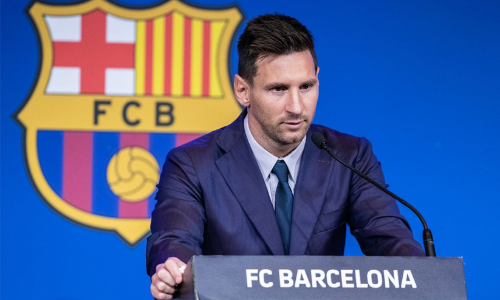 messi barcelona press conference