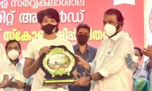 ഒളിമ്പിക്‌സ്‌ മെഡൽ ജേതാവ്​ ലവ്‌ലീനക്ക്​ തലസ്ഥാനത്തി​െൻറ ആദരം