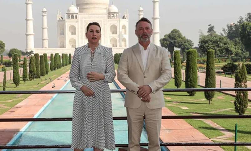 ഈ സ്ഥലം മനോഹരമാണ്; താജ്​മഹൽ സന്ദർശിച്ച് ഡാനിഷ് പ്രധാന മന്ത്രി