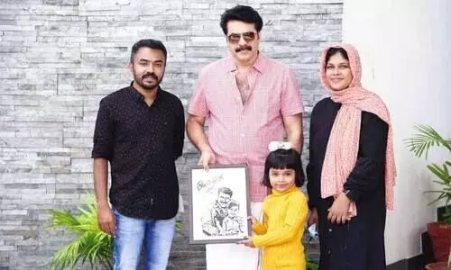 Mammootty keeps word Peely Mole Happy