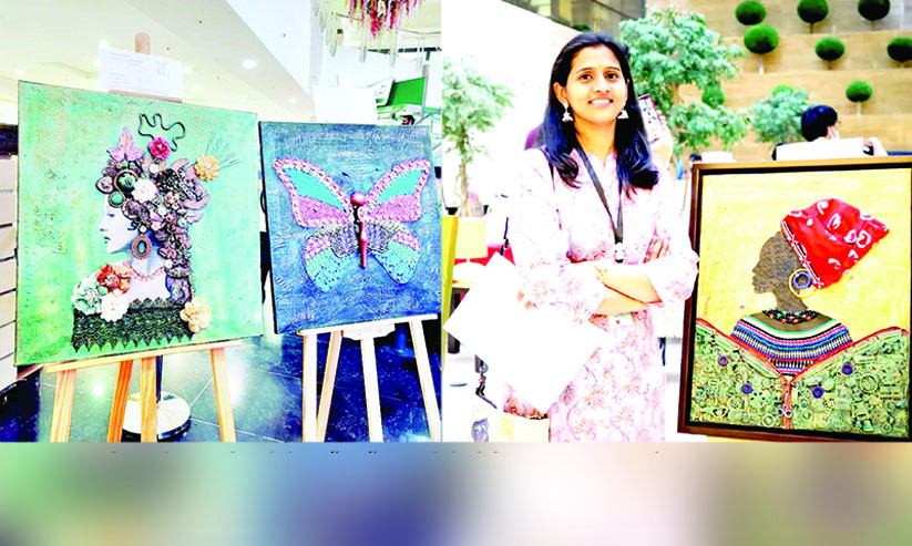 കരവിരുതിെൻറ മാന്ത്രിക സ്പർശവുമായി അനുപമ കരവിരുതിെൻറ മാന്ത്രിക സ്പർശവുമായി അനുപമ