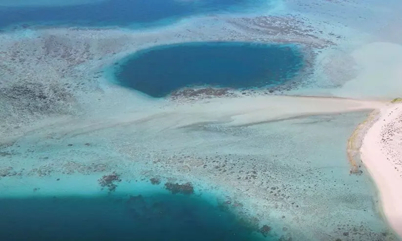 അറേബ്യന്‍ കടലിടുക്കില്‍ നീലഗര്‍ത്തം കണ്ടെത്തി