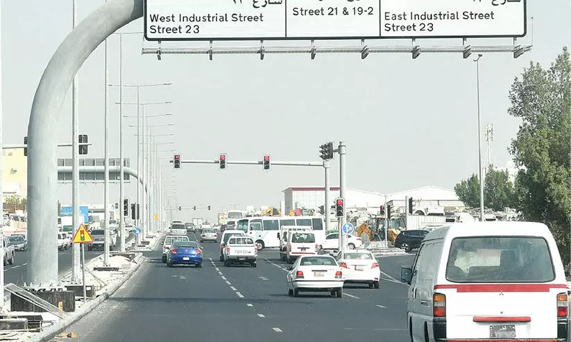 ഇൻഡസ്​ട്രിയൽ ഏരിയ റോഡുകൾ ഗതാഗത സജ്ജം