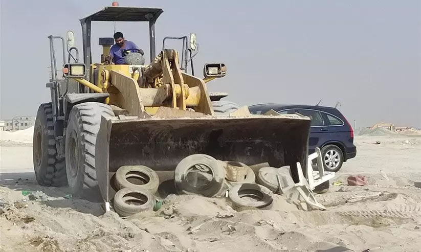 വാഹനങ്ങൾ നീക്കംചെയ്യൽ കാമ്പയി​നുമായി മുനിസിപ്പാലിറ്റി