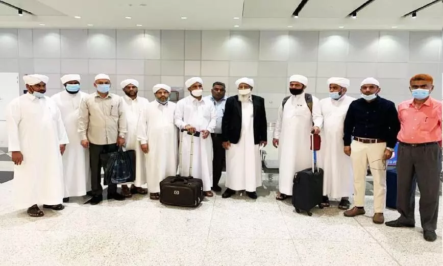 സൗദിയിലെത്തിയ കാന്തപുരത്തിന് ജിദ്ദ ഐ.സി.എഫ് സ്വീകരണം നൽകി