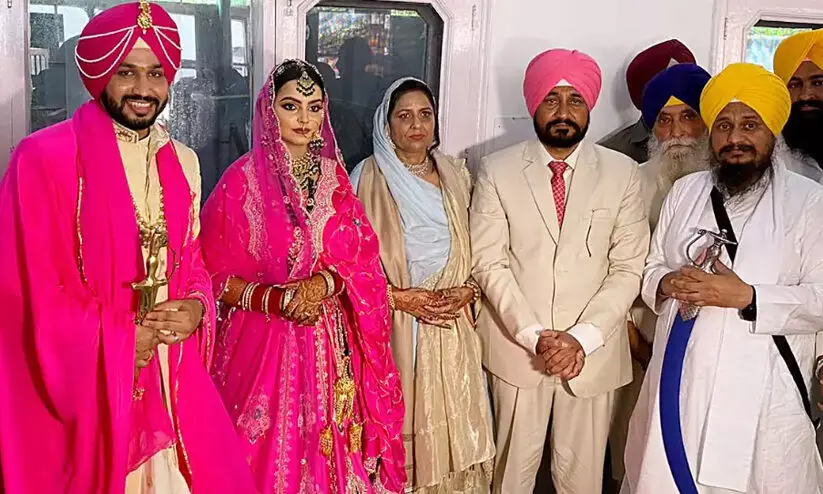 Charanjit Singh Channis son marriage