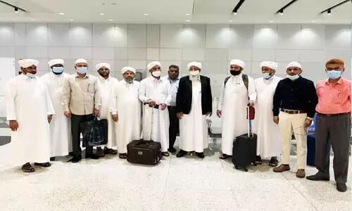 സൗദിയിലെത്തിയ കാന്തപുരത്തിന് ജിദ്ദ ഐ.സി.എഫ് സ്വീകരണം നൽകി