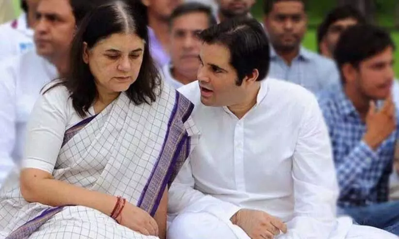 Maneka Gandhi and Varun gandhi