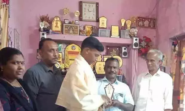 ദേശീയ സോഫ്റ്റ്‌ ബോൾ ചാമ്പ്യൻഷിപ്പിൽ പങ്കെടുത്ത ജീവൻ ജയകുമാറിനെ അനുമോദിച്ചു