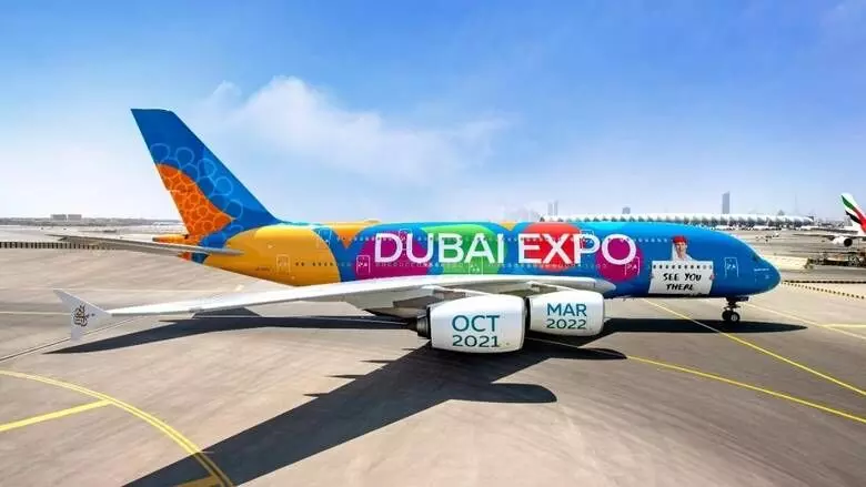 എക്​സ്​പോ വിമാനം ശൈഖ്​ സായിദ്​ റോഡിന്​ മുകളിലൂടെ താഴ്​ന്ന്​ പറക്കും